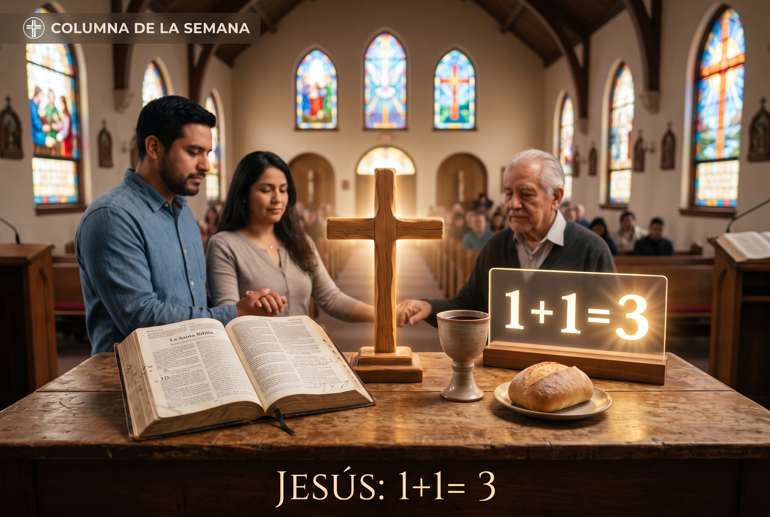 Jesús: 1+1= 3